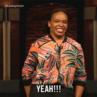 amber ruffin kick GIF by Late Night with Seth Meyers