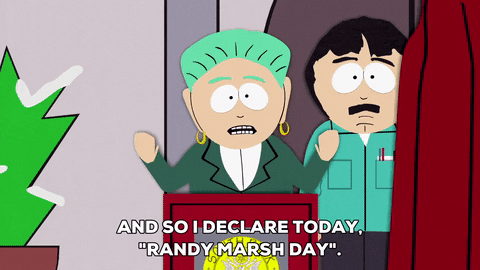 celebration speaking GIF by South Park 