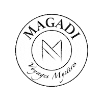 MAGADI travel world mystery map Sticker