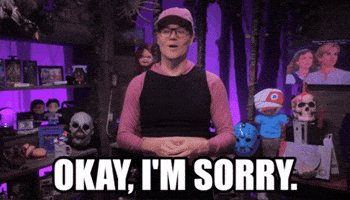 Sorry Video Games GIF by Dead Meat James