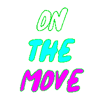 Moving On The Move Sticker by partyonmarz