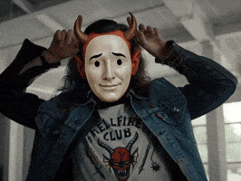 Stranger Things Mask GIF by Duhul Rautatilor