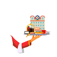 poltekparmks unhas skena makassar kampus Sticker