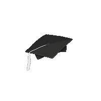 IDSnews graduation cap iu grad Sticker