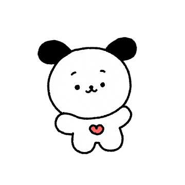 banggri_official giphyupload love happy dog Sticker