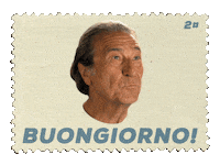 Italian Stamps Sticker