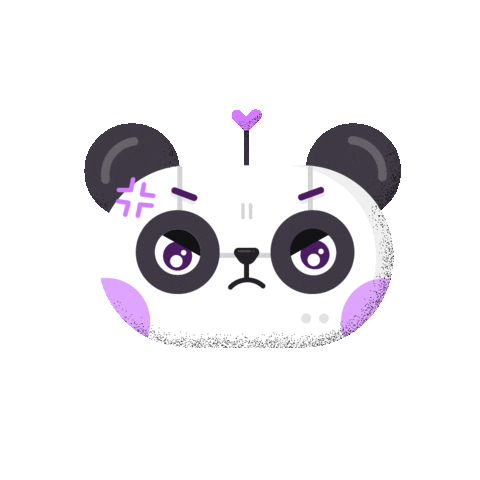 hellimotion giphyupload kawaii angry bear Sticker