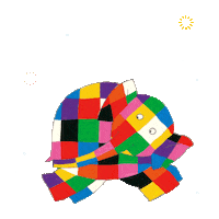 AndersenPress pride elmer elmer the elephant elmer pride Sticker