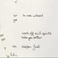 Writing Cooking GIF