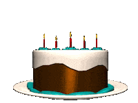 Happy Birthday 3D Sticker