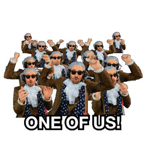 Welcoming One Of Us Sticker