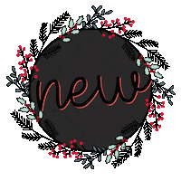 Christmas Season Wreath Sticker