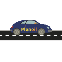 Driving Gas Station Sticker by Plenoil