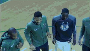 giannis antetokounmpo dancing GIF by NBA