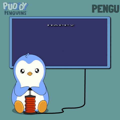 New Year Penguin GIF by Pudgy Penguins