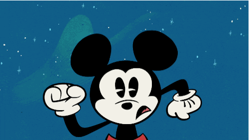 mickey mouse running GIF