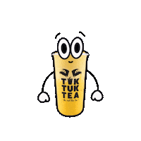 Tuktuktea tea boba drink banyuwangi sidoarjo Sticker