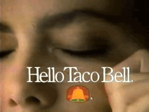 taco bell 80s GIF