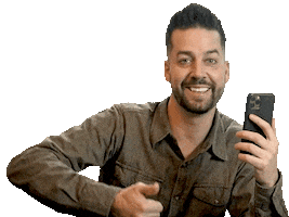 Happy Good News Sticker by John Crist Comedy