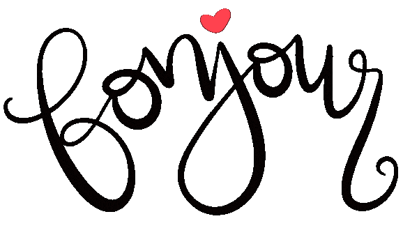 French Hello Sticker by OneSquigglyLine