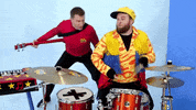 Drumming Rock N Roll GIF by The Wiggles