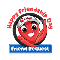Friends Bestfriend Sticker by CIMB Bank