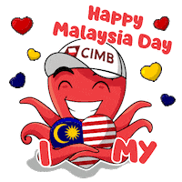 Octogif Celebrating Sticker by CIMB Bank