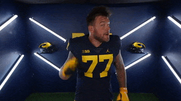 Go Blue College Football GIF by Michigan Athletics