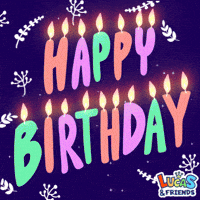Happy Birthday GIF by Lucas and Friends by RV AppStudios