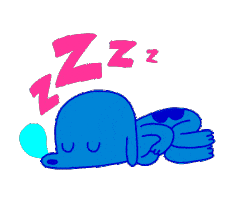 Tired Good Night Sticker by Jason Clarke