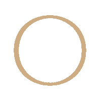 Gold Circle Sticker by Unerwartet Design