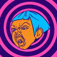chuvardina art psychedelic like pop GIF