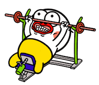 Gym Sticker by kwaesam