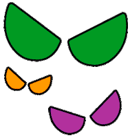 Halloween Face Sticker by O refrigerante + colorido do Instagram