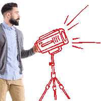 Spotlight Sticker by Exact Software