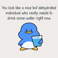 Water Cup GIF by Cozy the Penguin