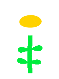 Fried Egg Flower Sticker by pirogart