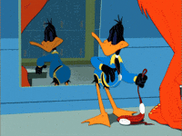 Daffy Duck Slapping GIF by Looney Tunes