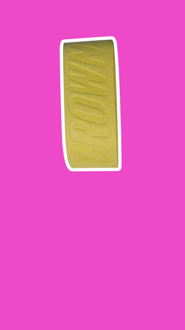 CrownHockey giphyupload pink yellow 2d GIF