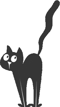 Cat Halloween Sticker