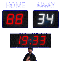 34 Away Sticker