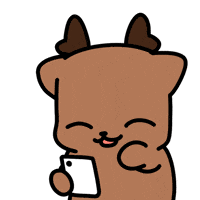 Heart Reindeer GIF