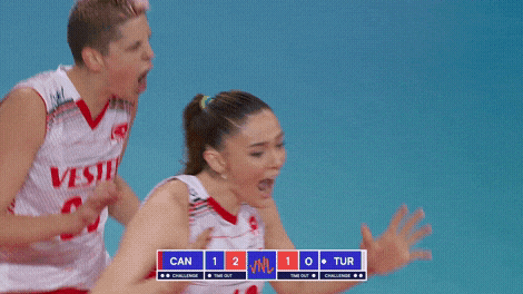 Happy Group Hug GIF by Volleyball World