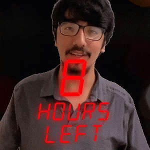 8 hours left