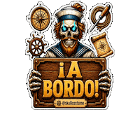 A Bordo Halloween Sticker