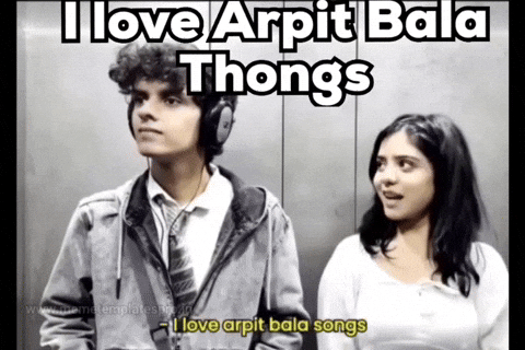 I Love Arpit Bala Thongs GIF