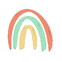 Pink Rainbow Sticker