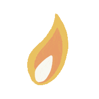 crushcandlecompany fire crush candle flame candle light Sticker
