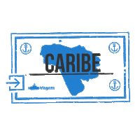 Subviagens brasil viagem caribe carimbo Sticker