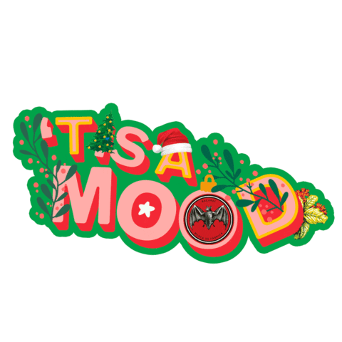 Christmas Tree Party Sticker by Bacardi Mixr